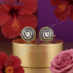 Load image into Gallery viewer, gold plating &amp; Diamond Stud Earrings for Women | Luxury Jewelry
