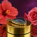 Load image into Gallery viewer, Sapphire &amp; Diamond Pendant for Women | Vintage Style Jewelry
