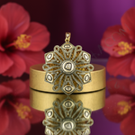 Load image into Gallery viewer, Gold Filigree Diamond Pendant for Women | Luxury Jewelry Gift
