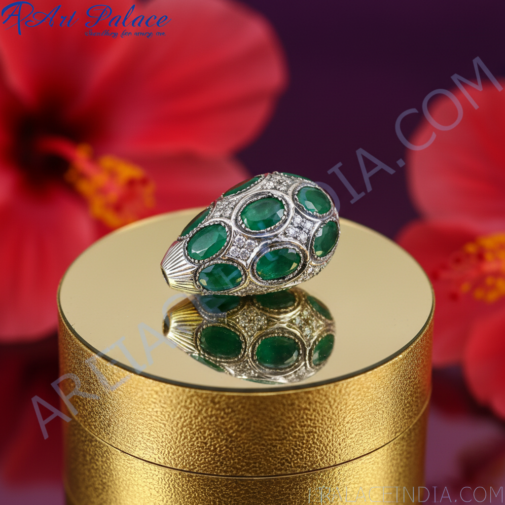 Gemstone silver beads | handmade jewelry | for women