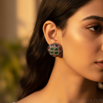 Load image into Gallery viewer, Silver Ruby &amp; Emerald Gemstone Beads for Jewelry | Unique Gifts
