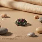 Load image into Gallery viewer, Silver Ruby &amp; Emerald Gemstone Beads for Jewelry | Unique Gifts
