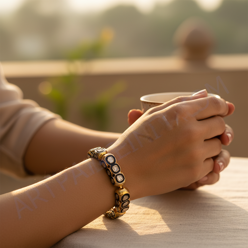 gold plating Beads with Diamonds for Women | Fine Jewelry Gift