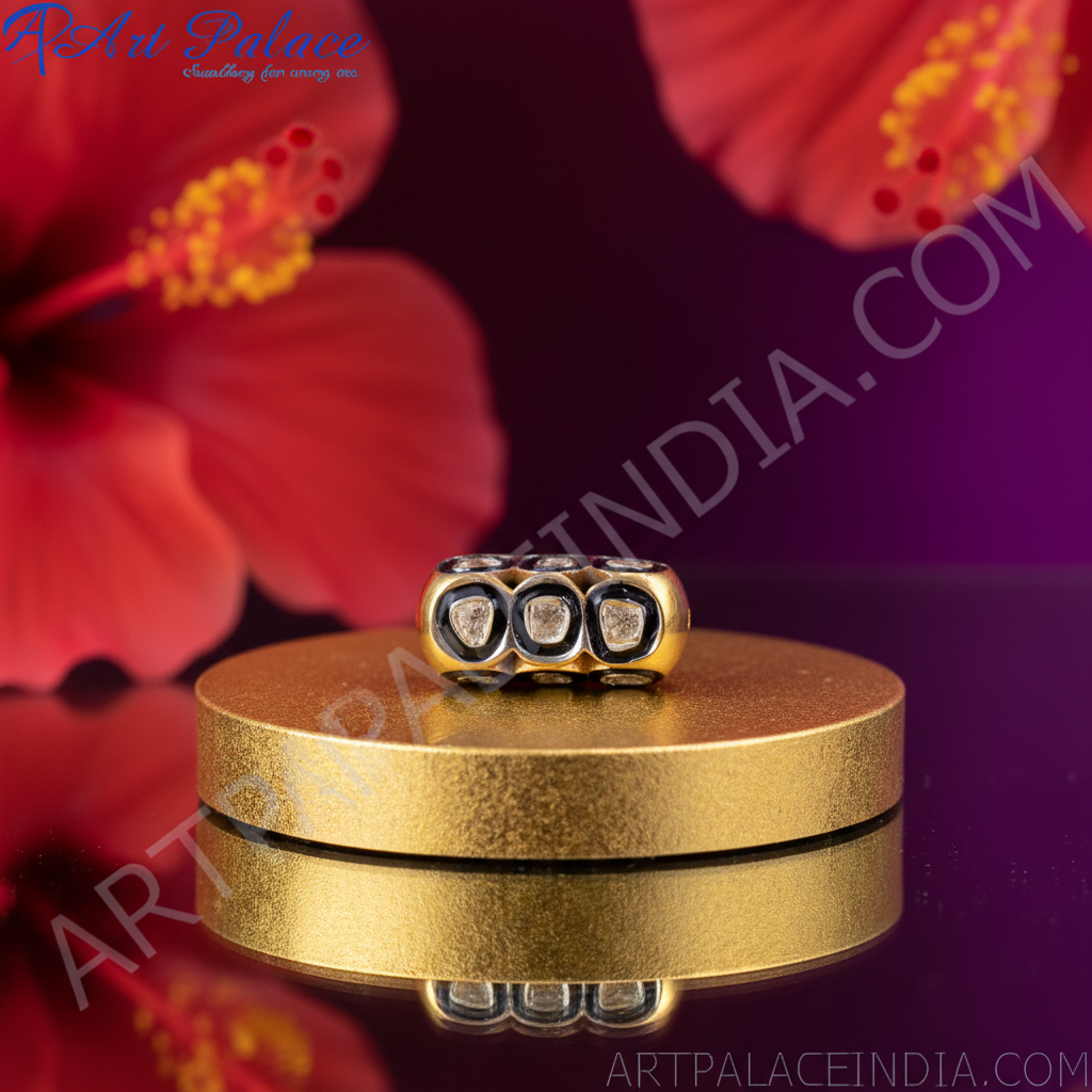 gold plating Beads with Diamonds for Women | Fine Jewelry Gift