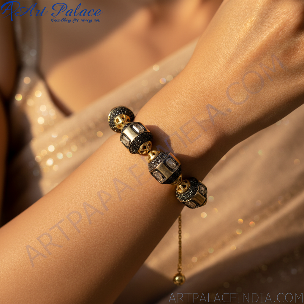 gold plating & Black Diamond Beads for Jewelry Making | Art Palace