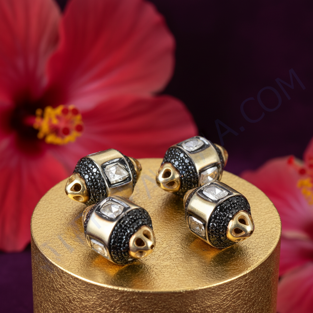 gold plating & Black Diamond Beads for Jewelry Making | Art Palace