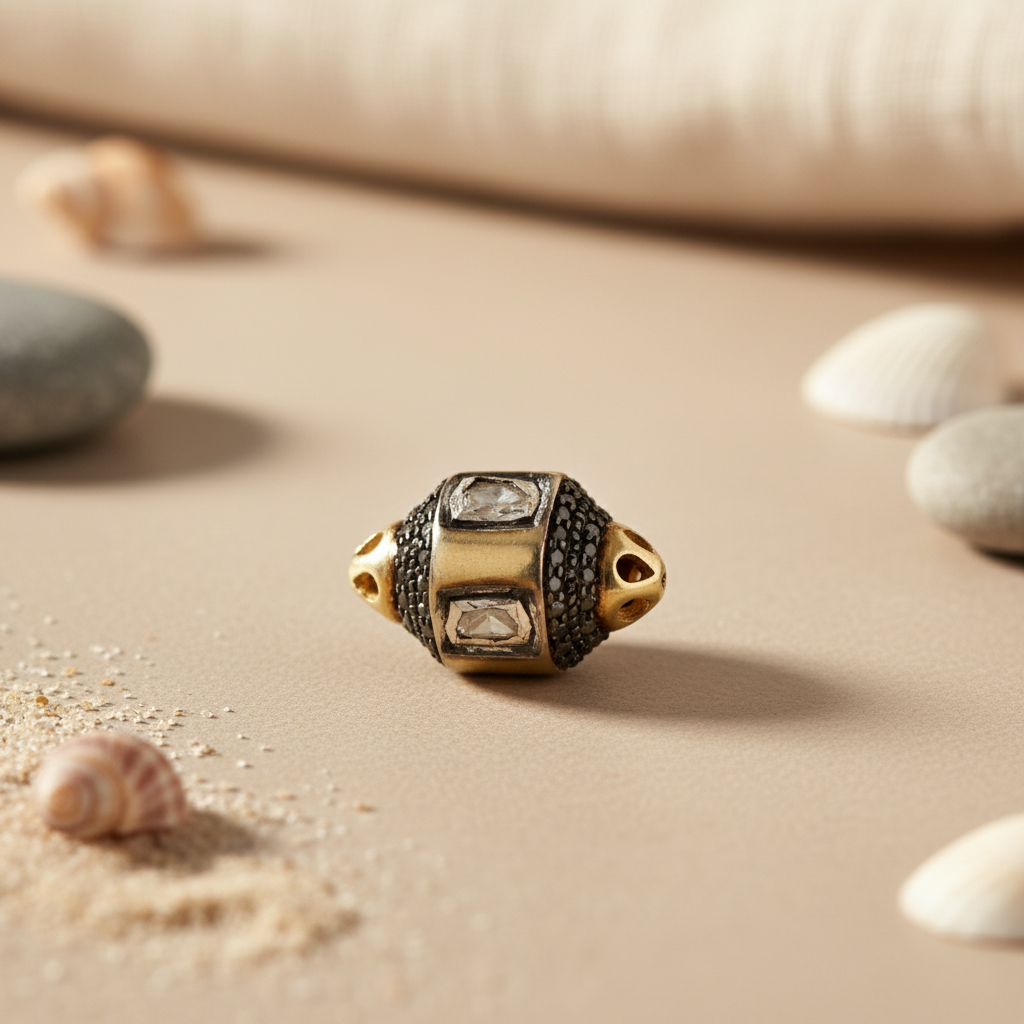 gold plating & Black Diamond Beads for Jewelry Making | Art Palace