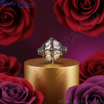 Load image into Gallery viewer, Geometric Silver Diamond Beads for Jewelry Making
