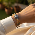 Load image into Gallery viewer, Beaded Silver Ring with Diamonds | Luxury Ring for Women
