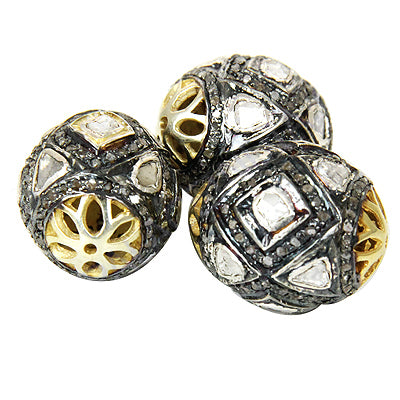 gold plating & Diamond Beads - Luxury Jewelry for Gifts