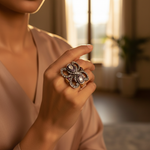 Load image into Gallery viewer, gold plating Ruby Diamond Ring for Women | Luxury Jewelry
