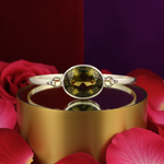 Load image into Gallery viewer, 925 Silver Citrine Bangle Bracelet | Gemstone Jewelry | Gift
