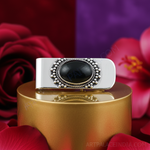 Load image into Gallery viewer, 925 Silver Onyx Money Clip for Men | Gift for Him
