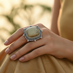 Load image into Gallery viewer, 925 Silver Gemstone Ring for Women | Statement Jewelry
