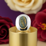 Load image into Gallery viewer, 925 Silver Labradorite Ring | Oval Gemstone Ring for Women
