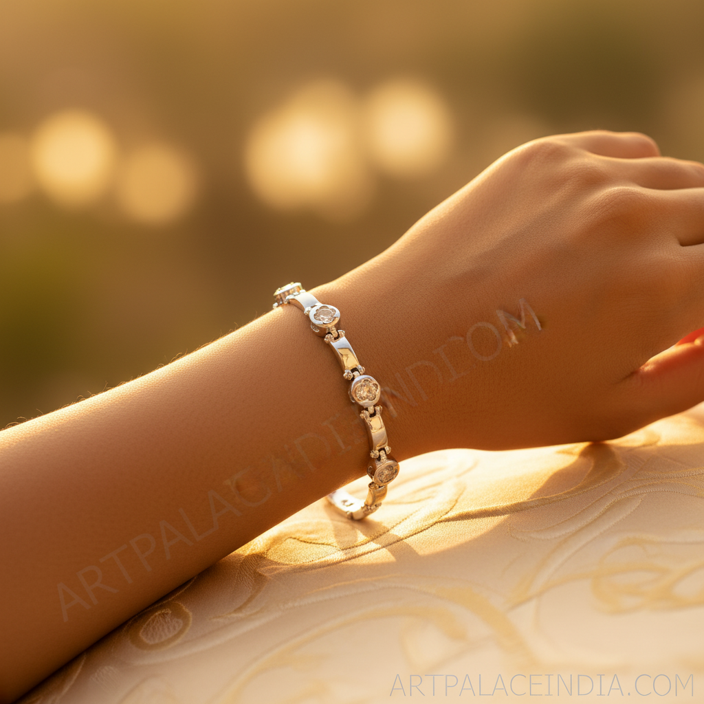 925 Silver Cubic Zirconia Bracelet | Women's Jewelry | Gift