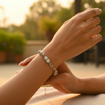 Load image into Gallery viewer, 925 Silver Heart Bracelet for Women | Delicate Jewelry Gift
