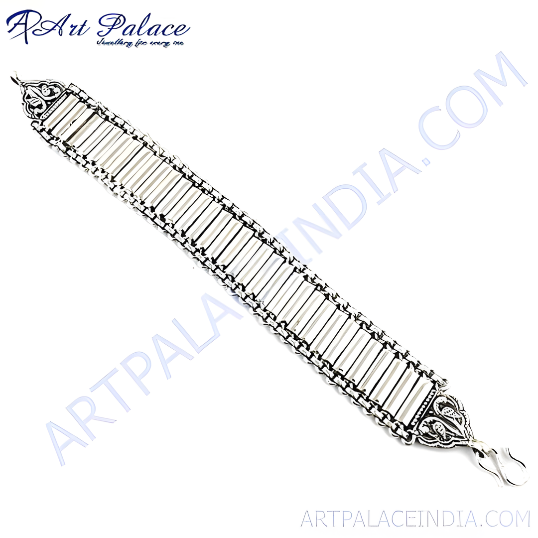 925 Silver Rectangle Bracelet for Women | Gift Jewelry