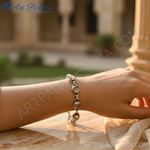 Load image into Gallery viewer, 925 Silver Moonstone Bracelet for Women | Bezel Set Jewelry
