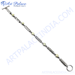 Load image into Gallery viewer, 925 sterling silver chain bracelet with round pearls, perfect for women, elegant and stylish jewelry
