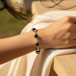 Load image into Gallery viewer, 925 Silver Black Onyx Bracelet for Women | Statement Jewelry
