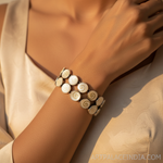 Load image into Gallery viewer, Pulsera de concha de plata para mujer | Regalo de joyería artesanal
