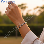 Load image into Gallery viewer, 925 Silver Black Stone Bracelet for Women | Fashion Jewelry
