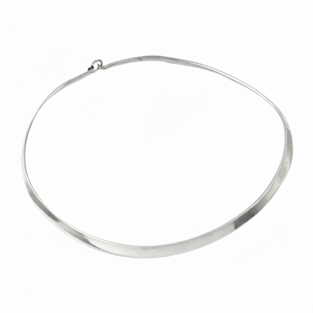 Silver Collar Necklace for Women | Minimalist Jewelry Gift