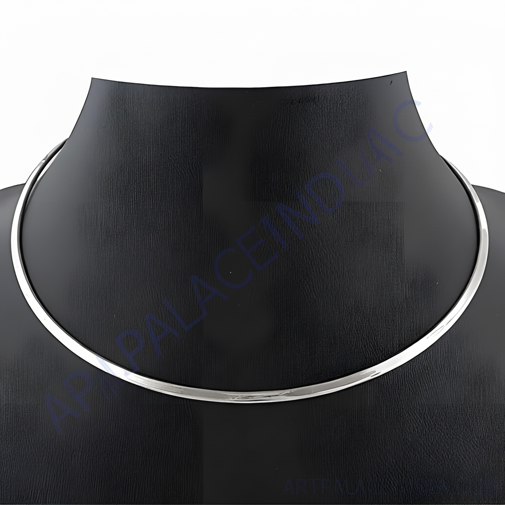 Silver collar necklace for women | minimalist jewelry