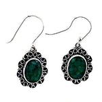 将图像加载到图库查看器中， Emerald Earrings in 925 Sterling Silver | Women's Jewelry Gift
