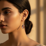 Load image into Gallery viewer, 925 Silver Oval Stone Drop Earrings for Women | Gift
