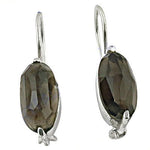 Load image into Gallery viewer, 925 Silver Smoky Quartz Drop Earrings for Women | Gift
