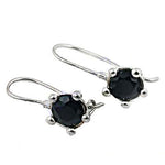 将图像加载到图库查看器中， 925 Silver Black Onyx Earrings | Gemstone Jewelry for Women
