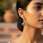 Load image into Gallery viewer, 925 Silver Amethyst Drop Earrings | Women&#39;s Jewelry Gift
