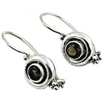 将图像加载到图库查看器中， 925 Silver Smoky Quartz Drop Earrings for Women | Gift

