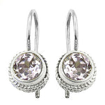 将图像加载到图库查看器中， 925 Silver White Topaz Drop Earrings for Women | Gift Jewelry
