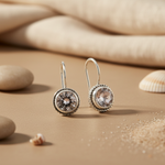 将图像加载到图库查看器中， 925 Silver White Topaz Drop Earrings for Women | Gift Jewelry
