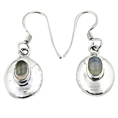 925 silver moonstone drop earrings for women | dangle jewelry