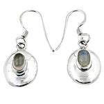 将图像加载到图库查看器中， 925 Silver Moonstone Drop Earrings for Women | Dangle Jewelry

