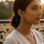 Load image into Gallery viewer, 925 Silver Amethyst Drop Earrings for Women | Gemstone Jewelry
