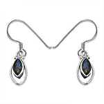 将图像加载到图库查看器中， 925 Sterling Silver Labradorite Earrings for Women | Dangle Jewelry
