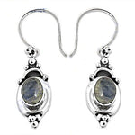 将图像加载到图库查看器中， 925 Sterling Silver Moonstone Drop Earrings for Women | Gift
