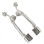 将图像加载到图库查看器中， 925 Silver Labradorite Drop Earrings for Women | Dangle Jewelry
