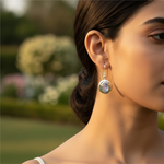 将图像加载到图库查看器中， 925 Silver Moonstone Earrings | Dangle Earrings for Women
