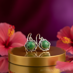 Load image into Gallery viewer, 925 Sterling Silver Turquoise Earrings for Women | Floral Jewelry

