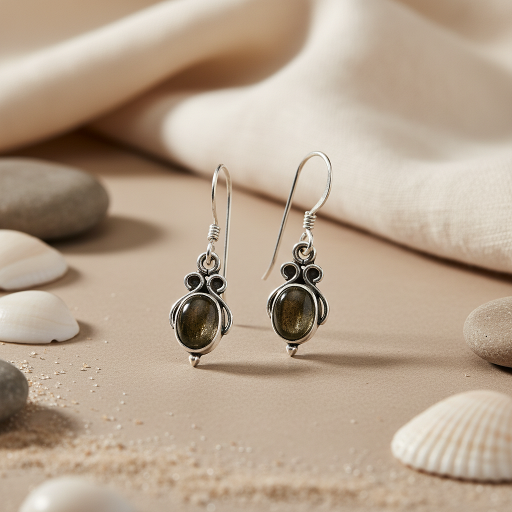 925 Silver gold platingstone Earrings for Women | Dangle Earrings