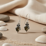 将图像加载到图库查看器中， 925 Silver gold platingstone Earrings for Women | Dangle Earrings

