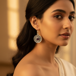 Load image into Gallery viewer, 925 Silver Amethyst Drop Earrings for Women | Dangle Jewelry
