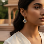 Load image into Gallery viewer, 925 Silver Moonstone Drop Earrings for Women | Dainty Jewelry

