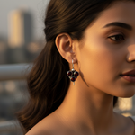 Load image into Gallery viewer, 925 Silver Garnet Drop Earrings for Women | Gemstone Jewelry
